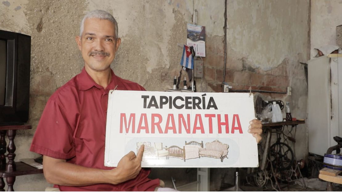 Pedro, upholsterer and leatherworker in Santiago de Cuba
