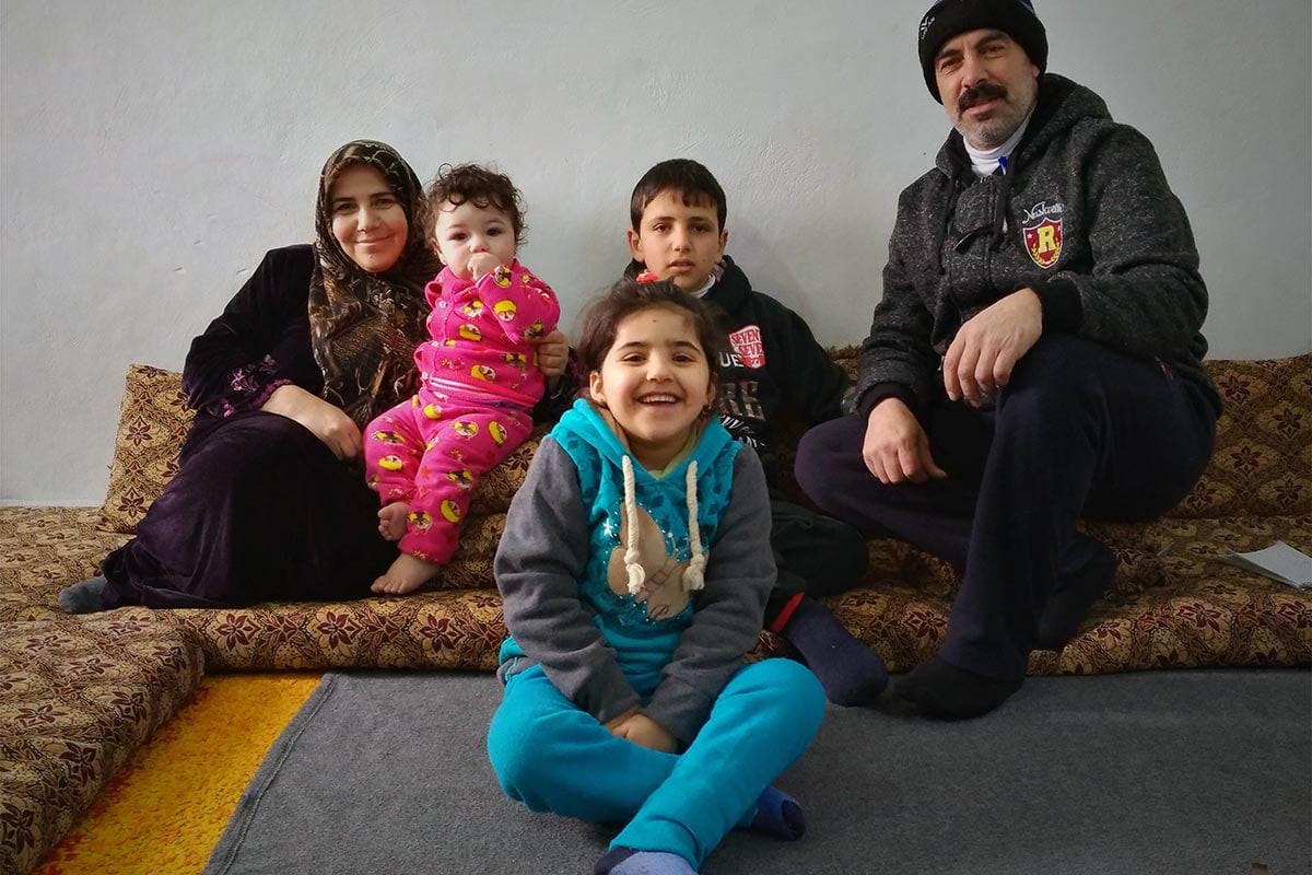 Salam with Ali and family