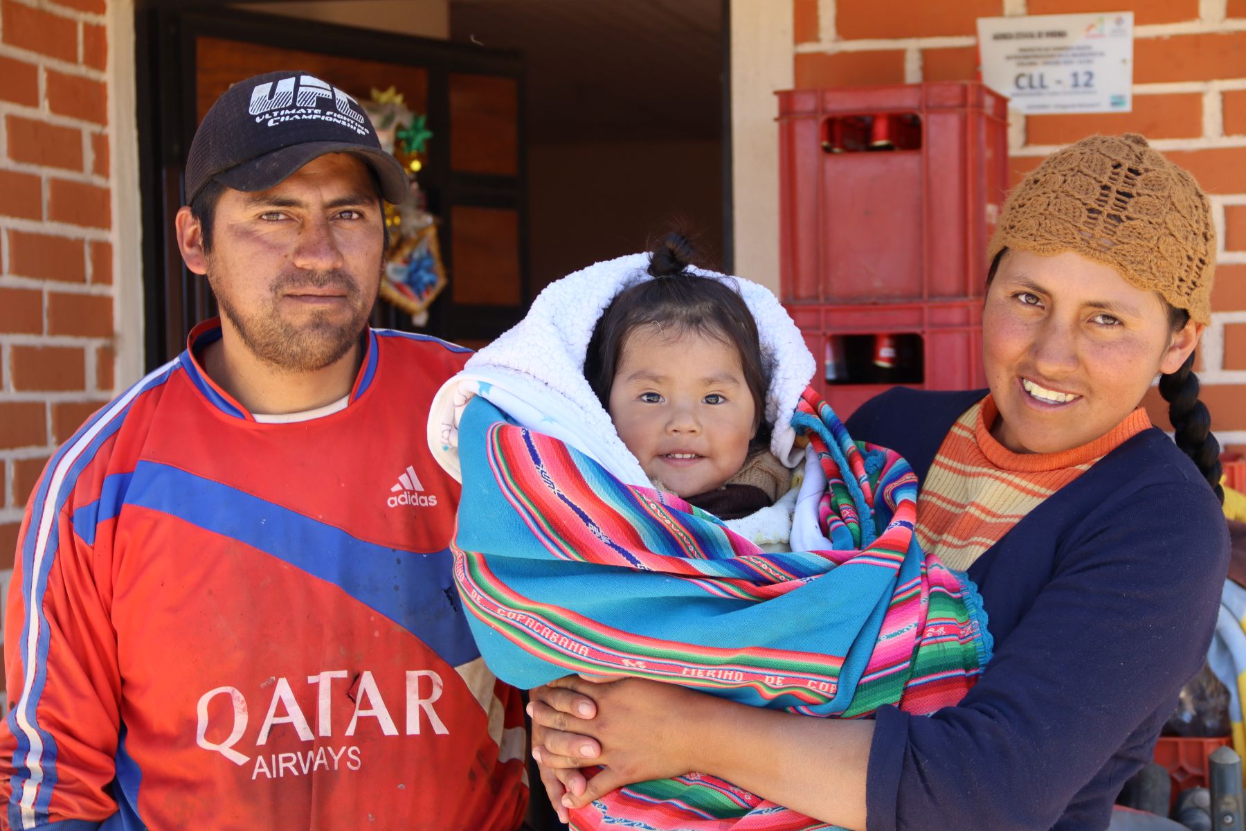 Jair Alarcón, 2, has cerebral palsy. He and his family live in Calamarca, a small village in the Bolivian Altiplano. Healthcare services remain far away, making it difficult for the family to access.