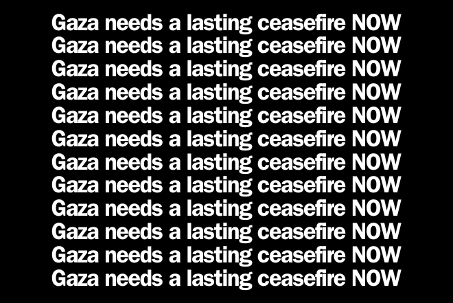 CeasefireNOW logo on black background