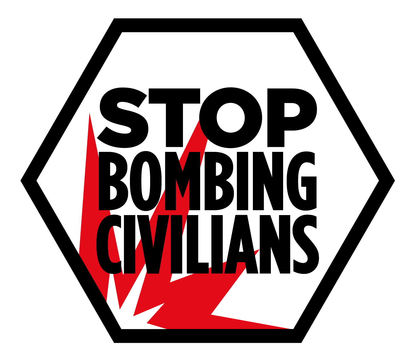 Stop bombing logo