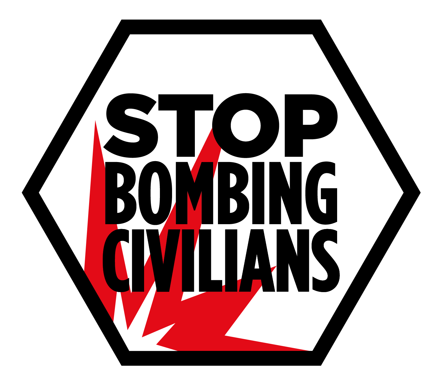 Stop bombing logo