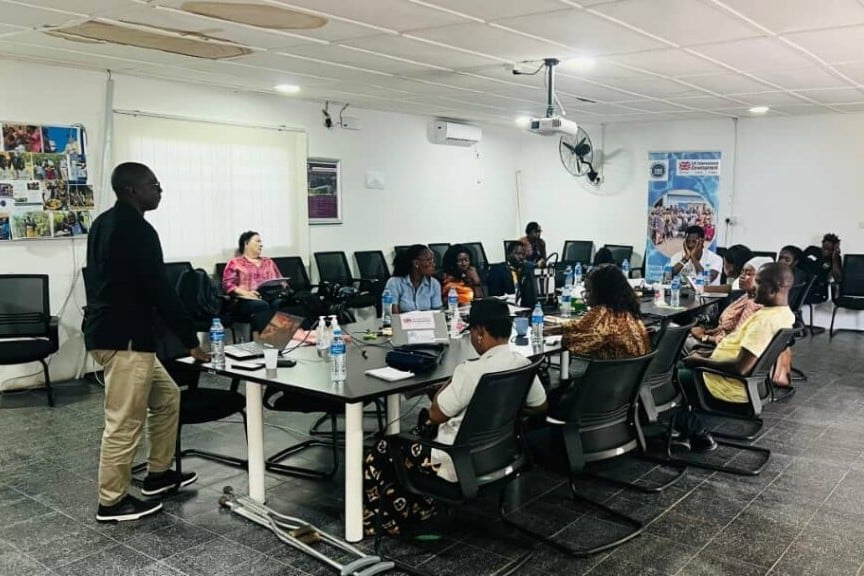 Capacity building session in Western Urban Area, Sierra Leone