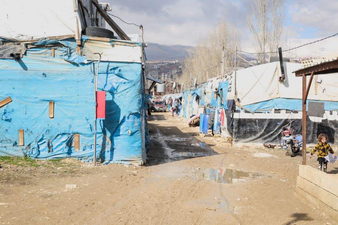 Picture of a refugee camp in Lebanon, Central Beqaa (near the Syrian border) - © Fine Line Agency- H.I.