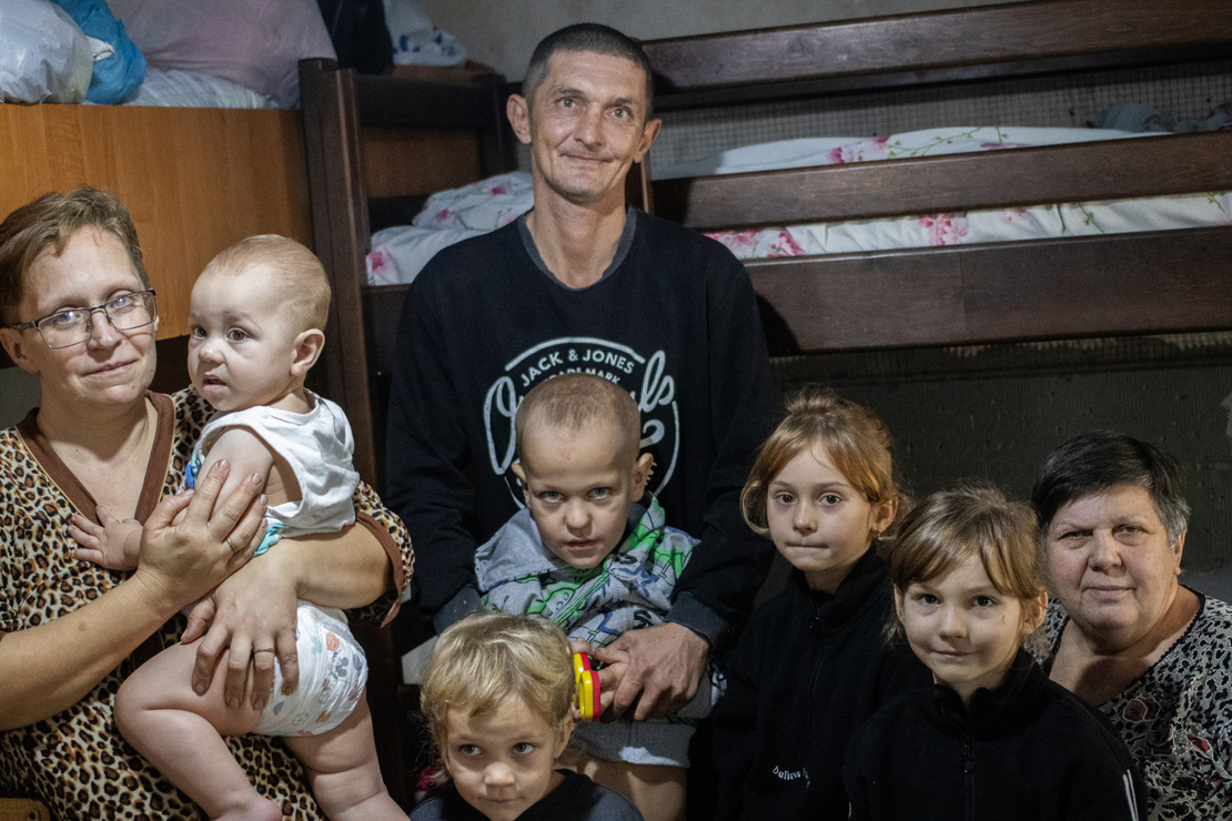 Oleksandr's family is living in a tiny house with only two small rooms in the village of Chaplyne in Dnipro oblast, Ukraine.