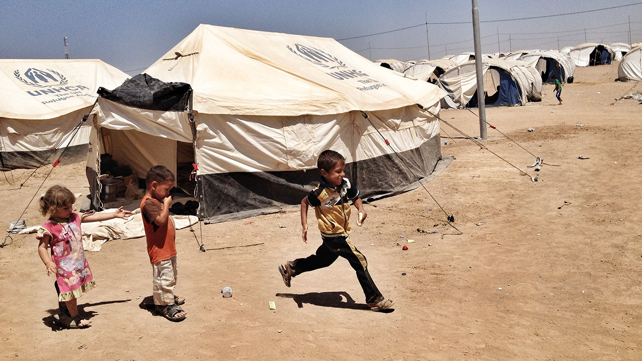 Children in Khazir camp, Iraq - Humanity & Inclusion