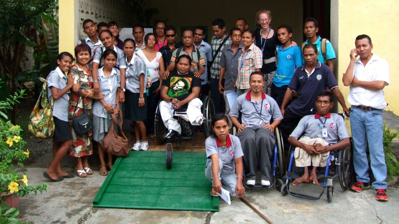 Training organized by Humanity & Inclusion and its partner, RHTO, the main association of disabled people in the country.