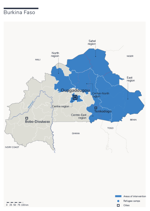 Burkina Faso Map