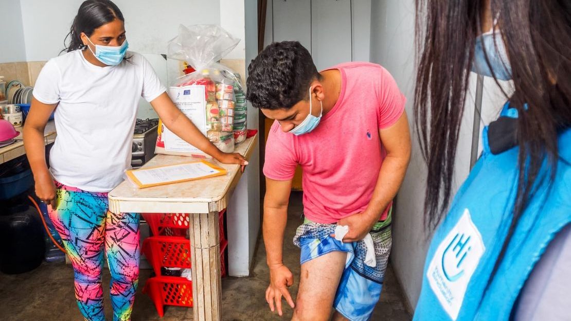 Clara and her husband Juan have fled Venezuela and settled in Lima, Peru.