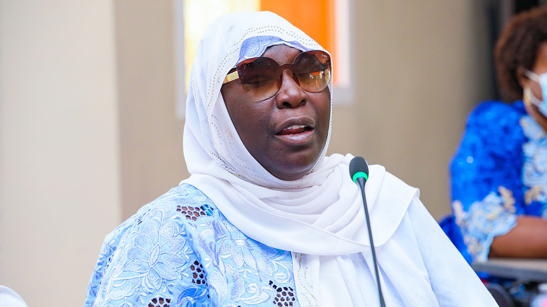 Fama Ka during the workshop gender and disability in Saly, Senegal, in February 2022. 