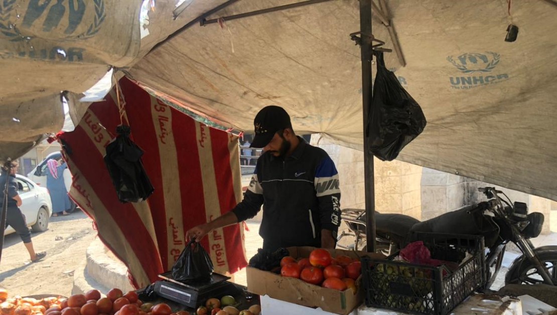 Abed at the market