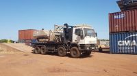 The GCS 100 Explosive Ordnance Disposal (EOD) platform, which left Germany in August 2018, arrived in Chad last December. Once authorisation had been received, it was transported by lorry to Faya.