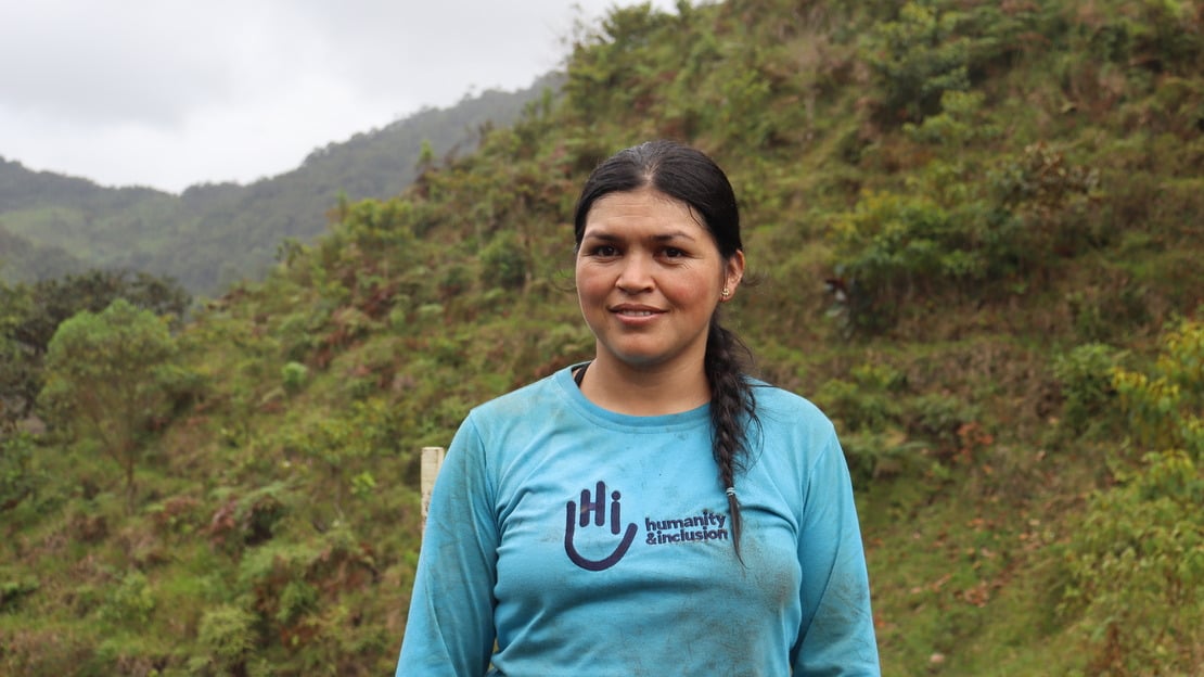 Mayra, a deminer: doing her bit to protect the land and its people