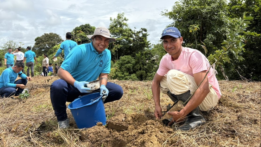Humanitarian demining and reforestation: HI and communities building the future together