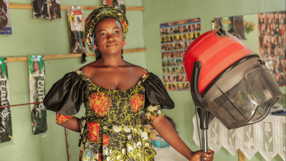In Togo, HI supports Lakaza, a renowned hairdresser