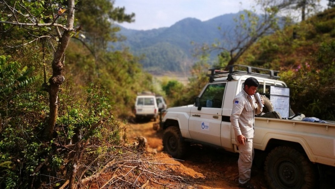 HI mine clearance operation in Laos 