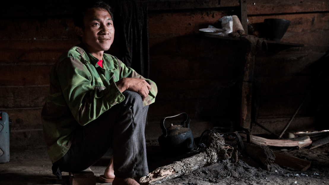 Photo of Chue Por Vang in Laos. 