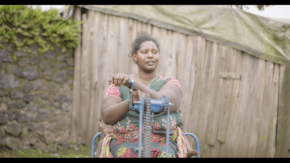DRC: a tricycle provided by HI changes Dorica's life 