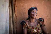 Nancy, who participated in a psychosocial support activity with HI in DR Congo.; }}