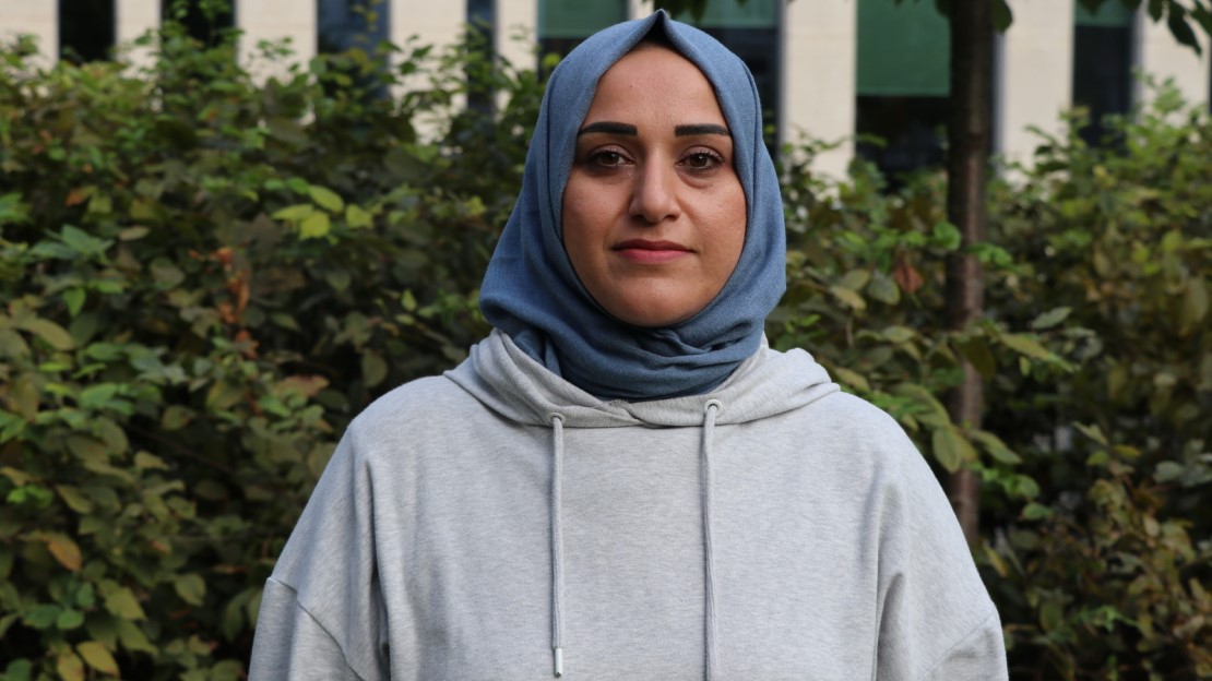 Reham Shaheen, rehabilitation specialist for HI in the Gaza Strip.