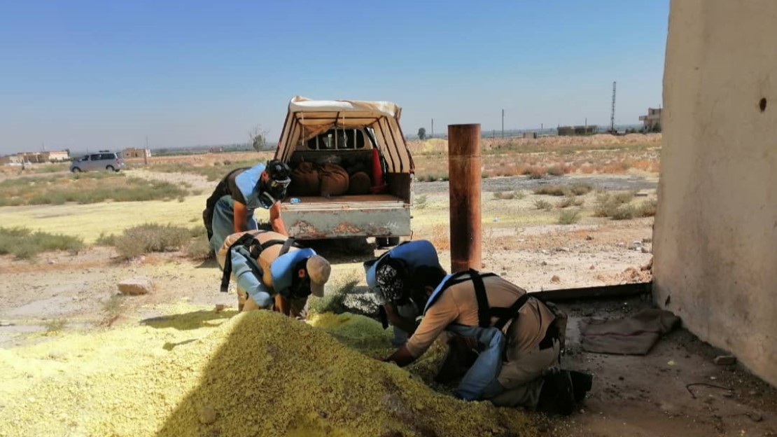 HI cleans up sulphur used to produce explosive devices 