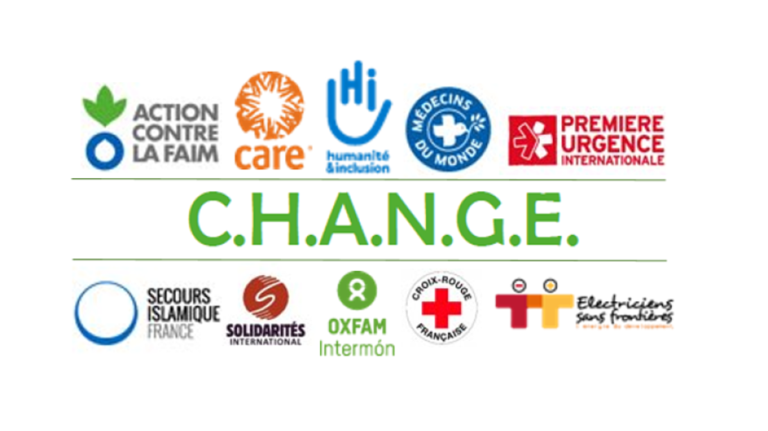 Logos of the 10 organisations participating in the CHANGE consortium