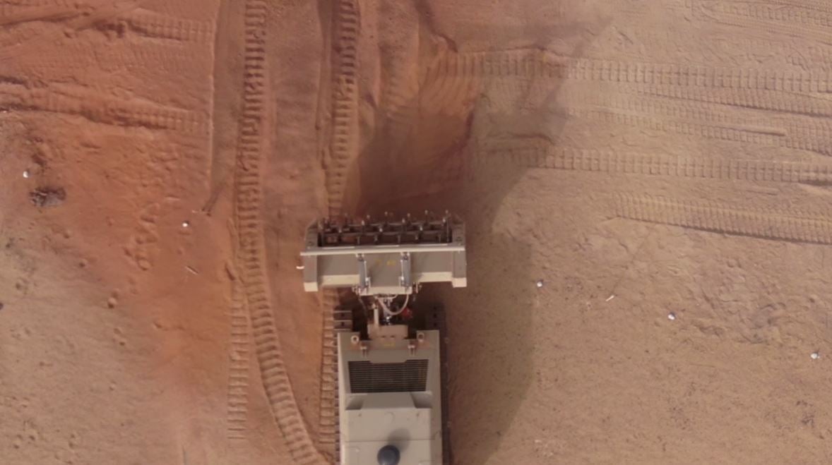 The demining machine