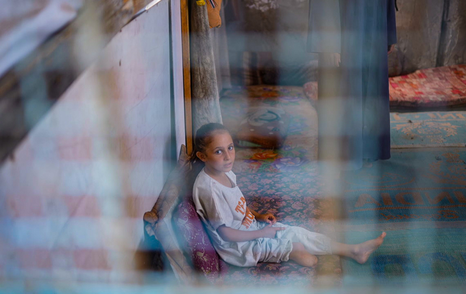 Qamar, 7-year-old girl from Jabalia, Gaza Strip. October, 2024. 