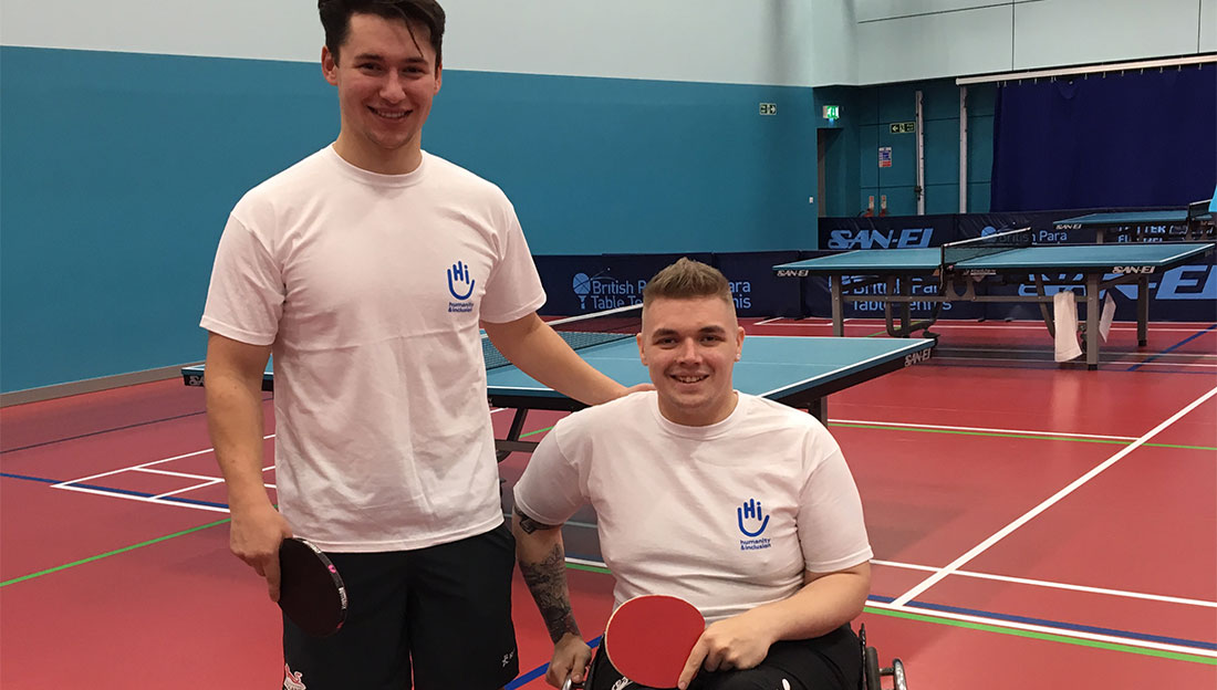 Jack Hunter-Spivey and Ross Wilson, Humanity & Inclusion Ambassadors