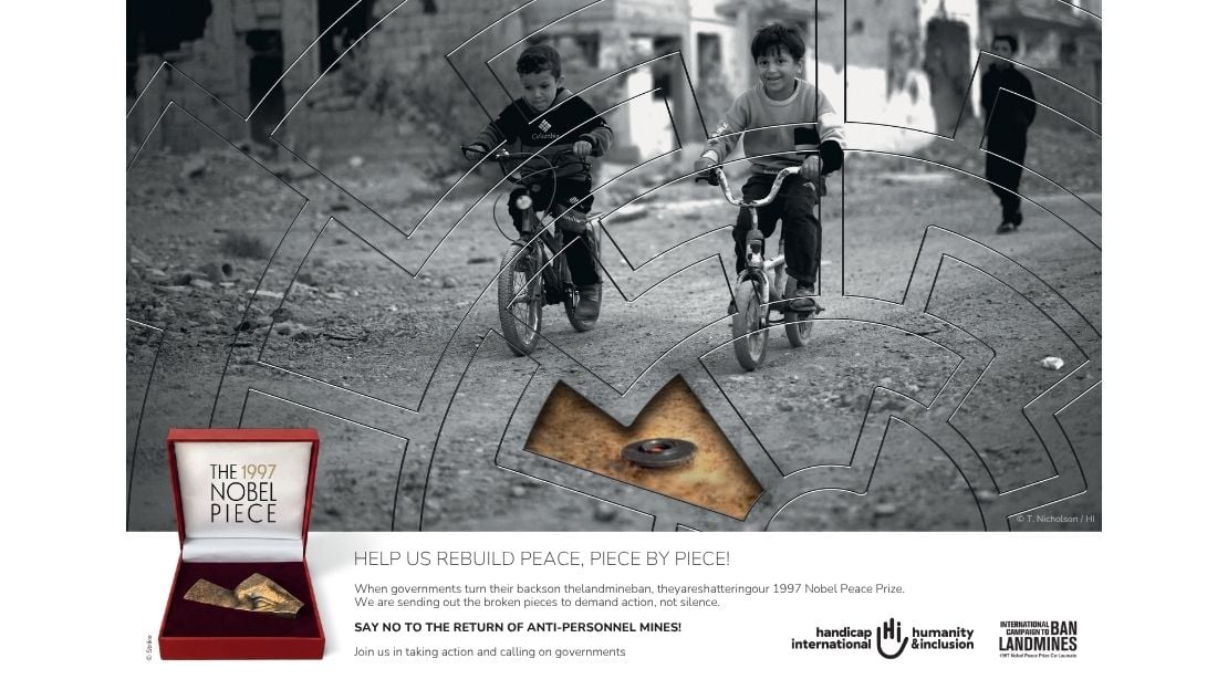 The Nobel Piece. Repairing peace, together.