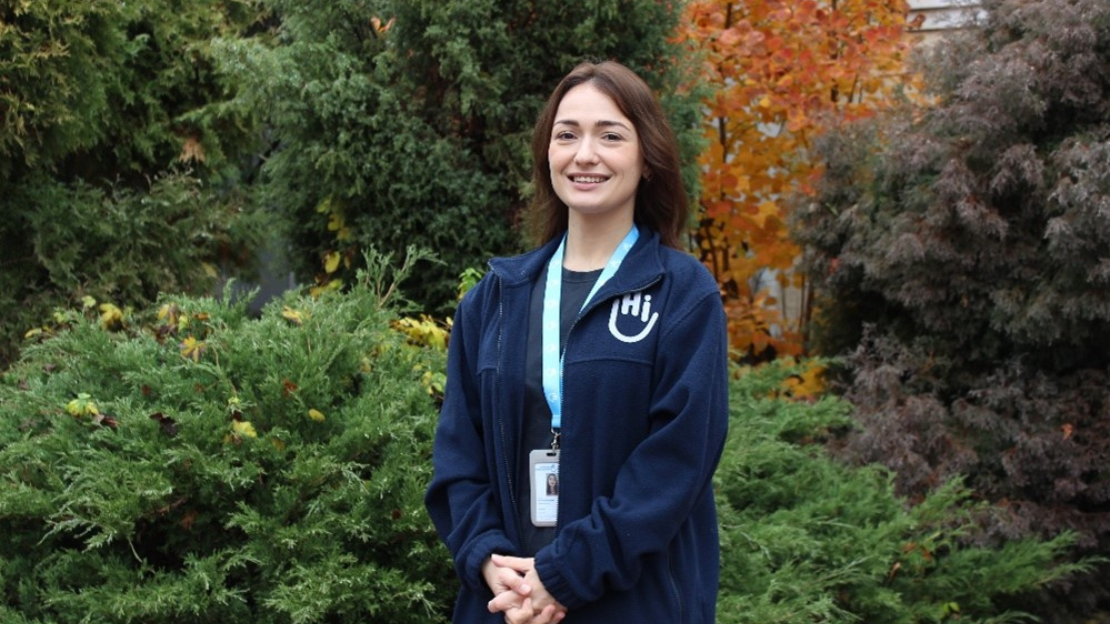 portrait of Nataliia, psychologist for Humanity & Inclusion in Dnipro