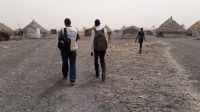 A Handicap International team in Melut in the north of South Sudan at the end of 2015.; }}