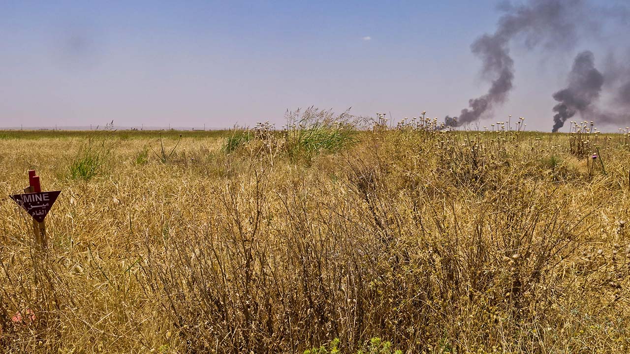 In the governorate of Kirkuk, Handicap International conducts Non-Technical Surveys prior to the launch of clearance activities in the region.; }}