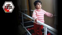 Malak, 5, using parallel bars, Jordan; }}