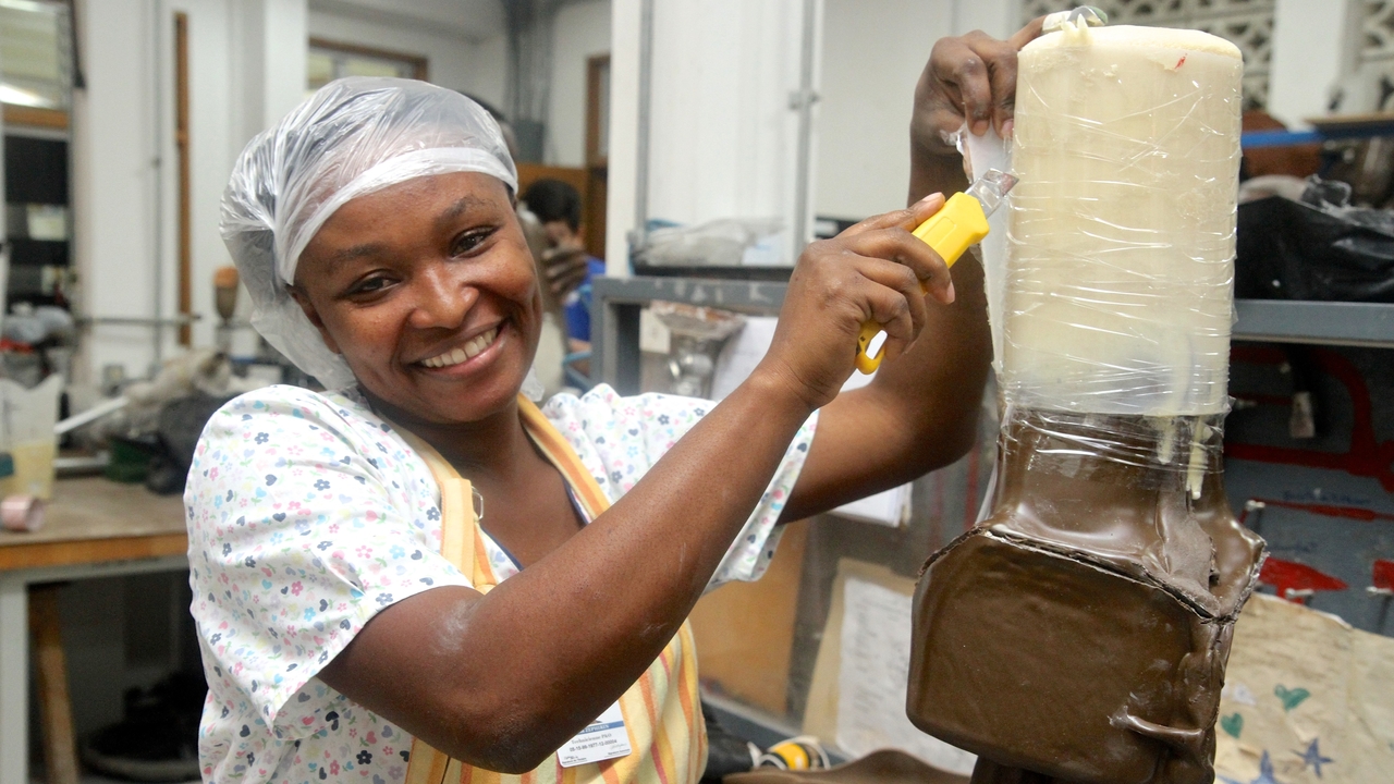  Rehabilitation activities supported by HI in rehabilitation centres in Haiti.; }}
