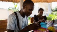  Pearls workshop, occupational therapy session at the Mental Health Centre in Lomé, Togo.; }}