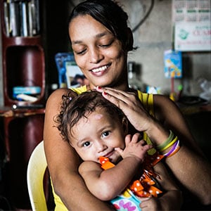 Irma and her daughter Monica. Irma.